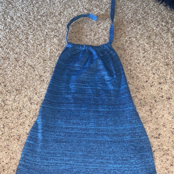 Cute Blue Halter dress, bought from Amazon for a trip but didn’t fit me! - Picture 3 of 3